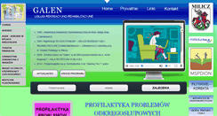 Desktop Screenshot of galenmilicz.pl